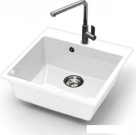 Кухонная мойка MARRBAXX Карельский камень модель 42/G31 (белый)
