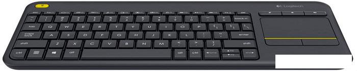 Клавиатура Logitech Wireless Touch Keyboard K400 Plus Black (920-007147)- фото3