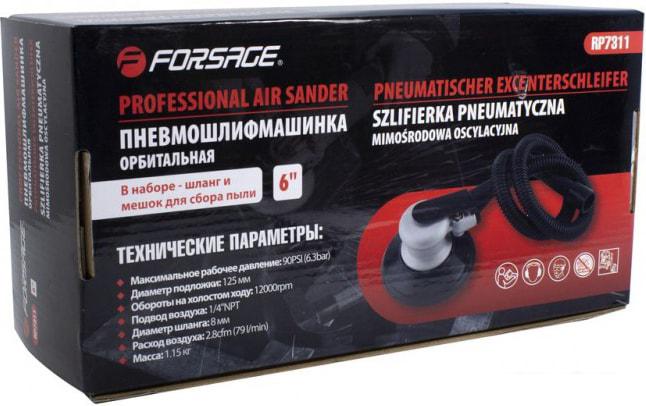 Пневмошлифмашина FORSAGE F-RP7311 (с принудительной системой пылеотвода)- фото2
