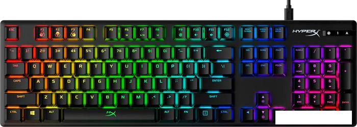 Клавиатура HyperX Alloy Origins (HyperX Red, нет кириллицы)- фото
