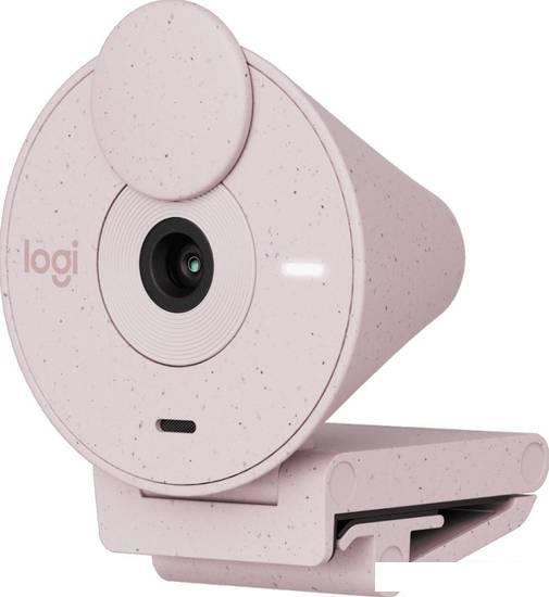 Веб-камера Logitech Brio 300 (розовый)- фото3