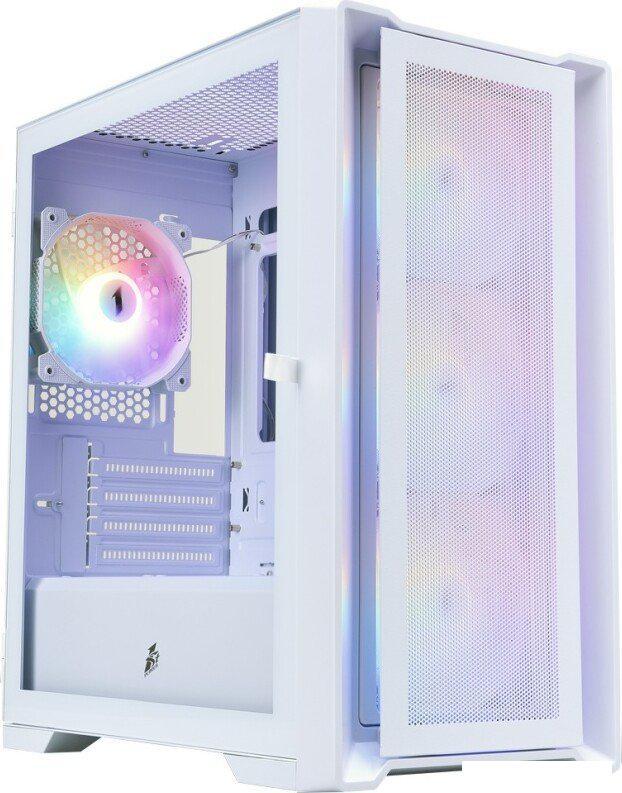 Корпус 1stPlayer TRILOBITE T4 MESH FRGB (белый)