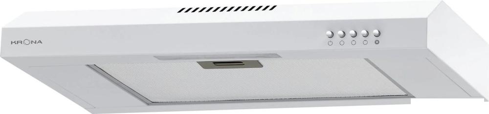 Кухонная вытяжка Krona Jillian 600 white PB (белый)