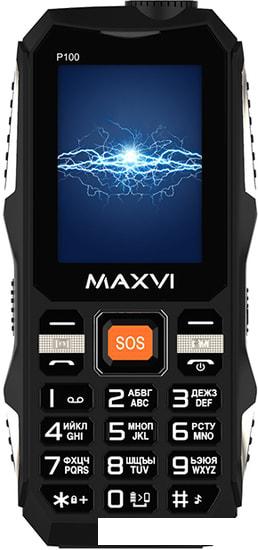 Мобильный телефон Maxvi P100 (черный)- фото2