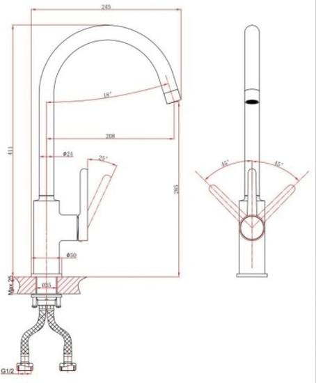 Смеситель A-Five A5-0724- фото2