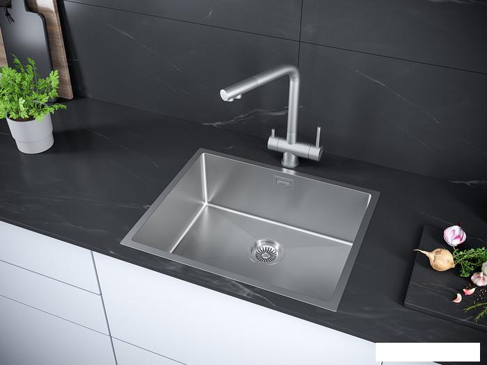 Кухонная мойка Paulmark PM215444-BS- фото3