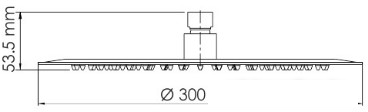 Верхний душ Wasserkraft A116- фото3