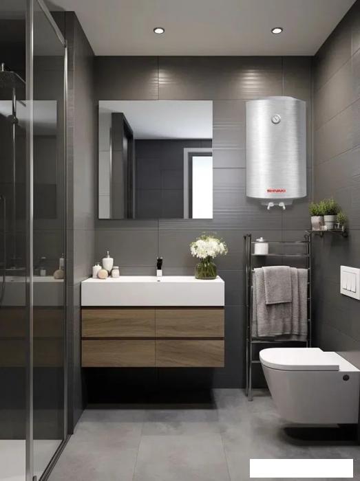 Накопительный электрический водонагреватель Shivaki SH WH 1.5 50 (серебристый)- фото2