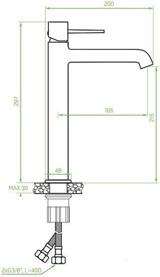 Смеситель Laveo Pola BAP 72ND- фото2