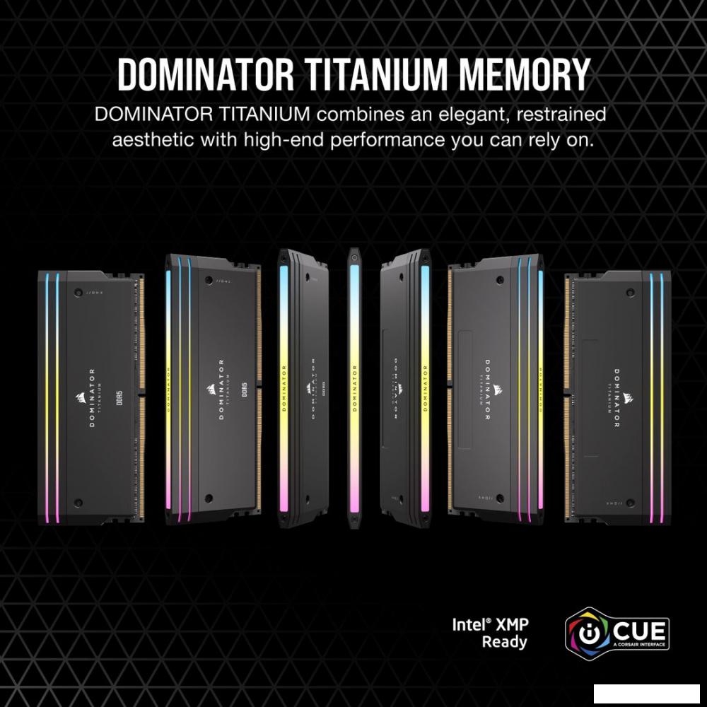 Оперативная память Corsair Dominator Titanium RGB 2x48ГБ DDR5 6600 МГц CMP96GX5M2B6600C32- фото2