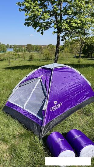 Треккинговая палатка Calviano Acamper Domepack 4 (фиолетовый)- фото4