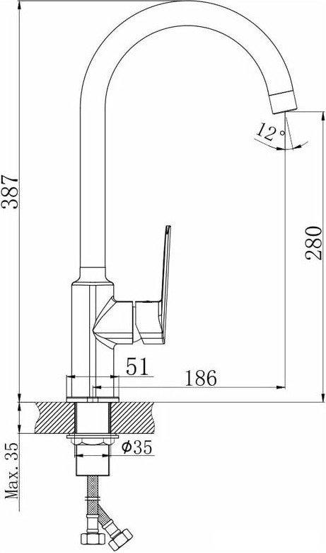 Смеситель Golden Fox St.James 10430-FOX- фото3