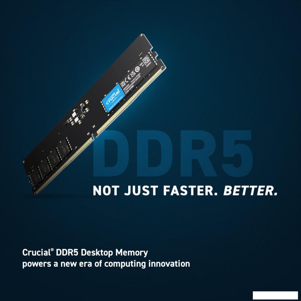 Оперативная память Crucial 64ГБ DDR5 5600 МГц CT64G56C46U5- фото2