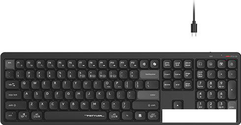 Клавиатура A4Tech Fstyler FBX55C (черный)