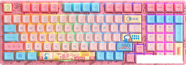 Клавиатура Akko 3098B Doraemon Macaron (Akko CS Jelly Blue)- фото