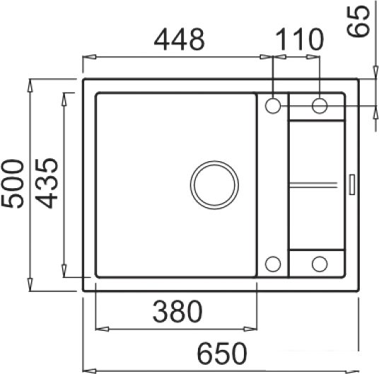 Кухонная мойка Elleci Unico 125 Tortora 43- фото2