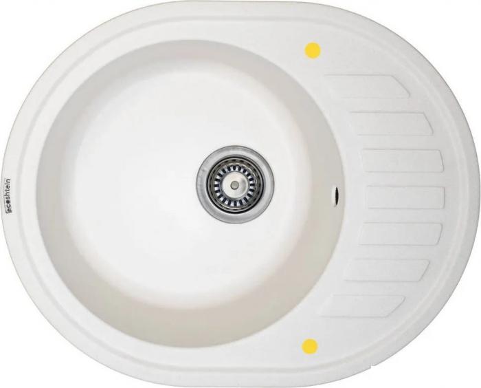 Кухонная мойка Ecoshtein Kreis OV 620 (латте)- фото
