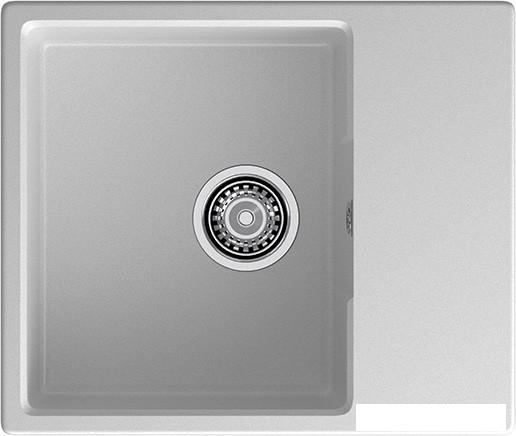 Кухонная мойка GranFest QUARZ GF-UR-658L (серый)- фото