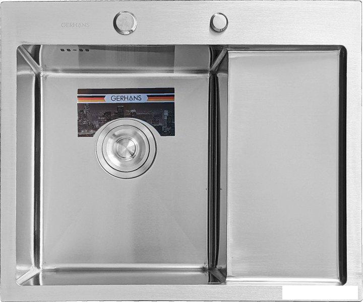 Кухонная мойка Gerhans K35848-L (нержавеющая сталь)
