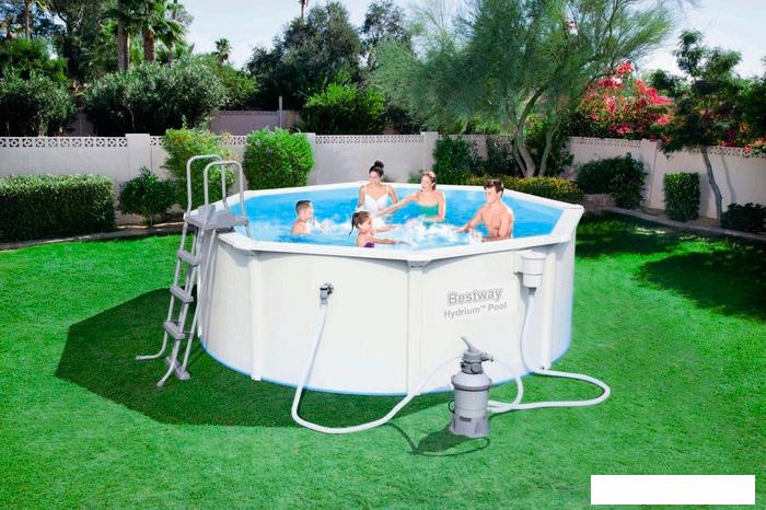 Каркасный бассейн Bestway Hydrium Pool 360x120 [56574]- фото4