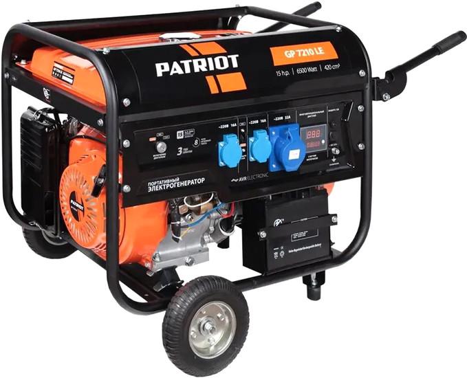 Бензиновый генератор Patriot GP 7210LE- фото