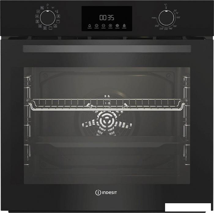 Электрический духовой шкаф Indesit IBFTE 3844 J BL- фото