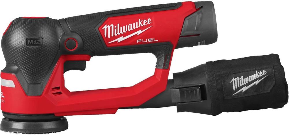 Эксцентриковая шлифмашина Milwaukee M12 FSDR75-202B 4933498233 (с 2-мя АКБ, сумка)- фото3