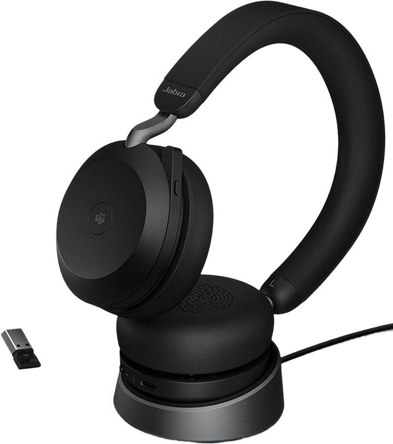 Офисная гарнитура Jabra Evolve2 75 MS Stereo USB-A Desk (черный)- фото