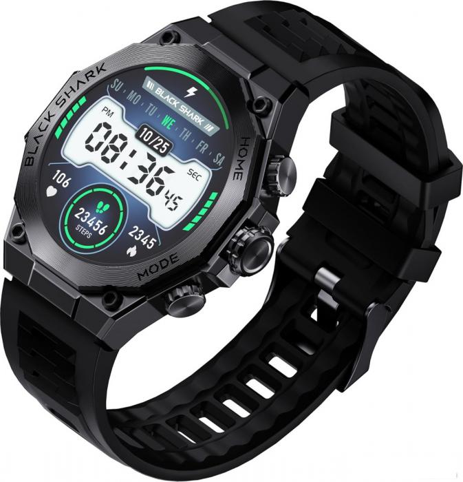 Умные часы Black Shark S1 Pro (черный/серый)- фото3