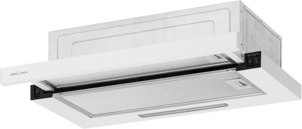 Кухонная вытяжка Krona Kerry E 600 White PB V2 КА-00012030 (белый)