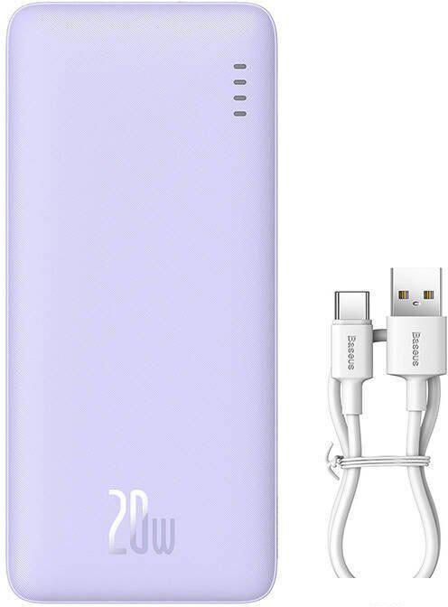 Внешний аккумулятор Baseus Airpow 20000mAh (фиолетовый)
