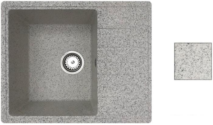Кухонная мойка БелЭворс Mila (олово)- фото