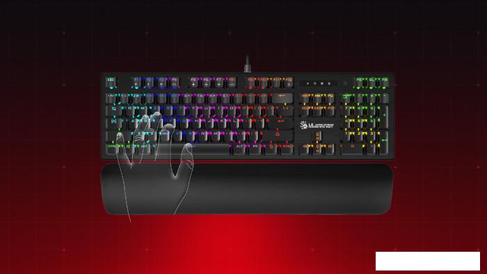 Клавиатура A4Tech Bloody B825R (Light Strike Red)- фото4