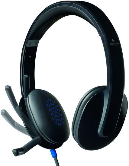 Наушники с микрофоном Logitech USB Headset H540- фото4