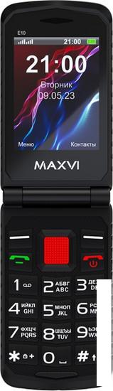Кнопочный телефон Maxvi E10 (красный)- фото2