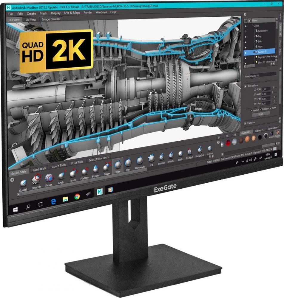 Монитор ExeGate SmartView ES2707TA EX296976RUS- фото