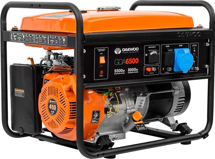 Бензиновый генератор Daewoo Power GDA 6500- фото