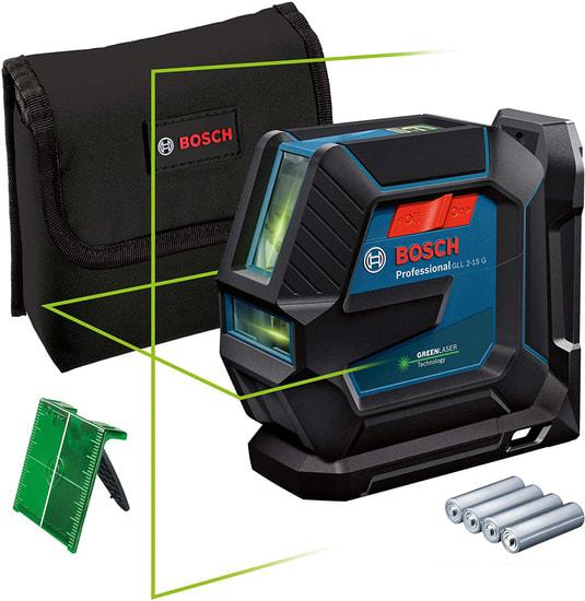 Лазерный нивелир Bosch GLL 2-15 G Professional 0601063W00- фото