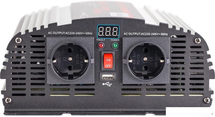 Автомобильный инвертор GEOFOX MD 1200W- фото4