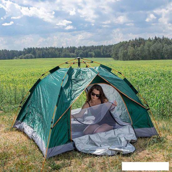 Треккинговая палатка ForceKraft FK-CAMP-2 (зеленый)- фото2