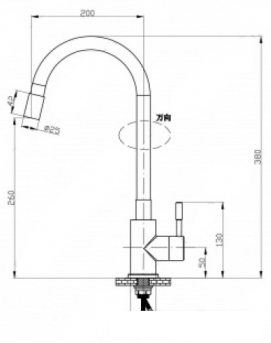 Смеситель РМС SUS124BL-016F- фото2