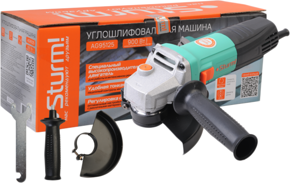 Угловая шлифмашина Sturm AG95125- фото