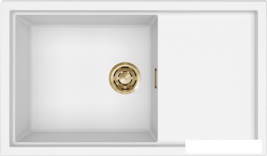 Кухонная мойка Elleci Sintesi 410 K96 White GLD- фото
