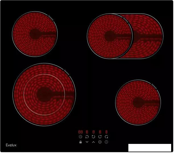 Варочная панель Evelux HEV 642 B- фото
