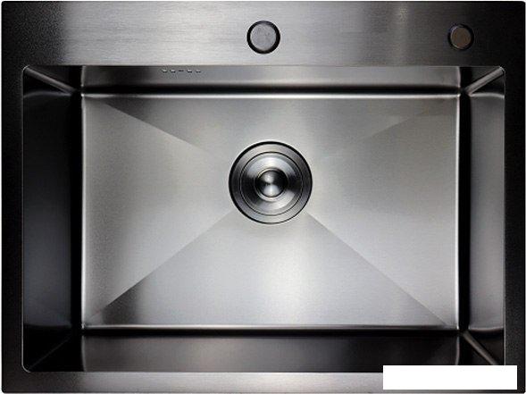 Кухонная мойка Berge 6045 Premium (черный)- фото