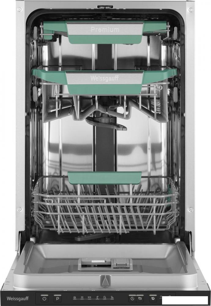 Встраиваемая посудомоечная машина Weissgauff BDW 4536 D Inverter AutoOpen Infolight- фото3
