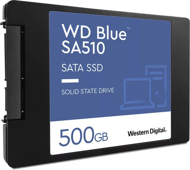 SSD WD Blue SA510 500GB WDS500G3B0A- фото2