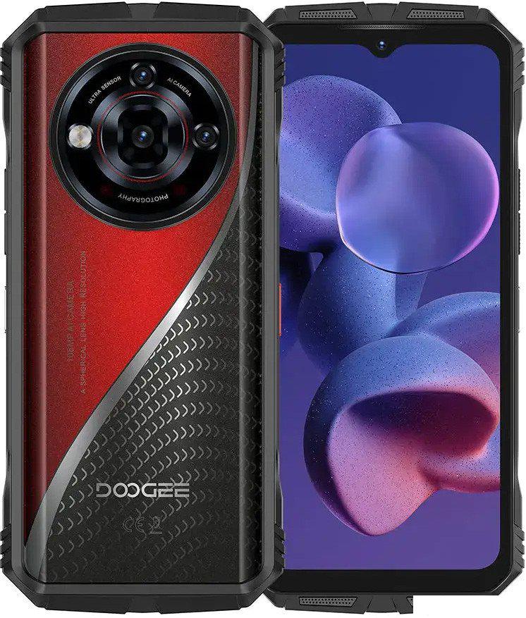 Телефон Doogee S118 Pro 8GB/512GB (черный/красный)- фото