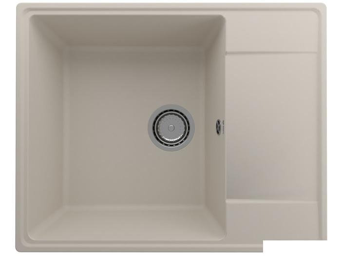 Кухонная мойка Ulgran QUARTZ Prima 605-02 (лен)- фото