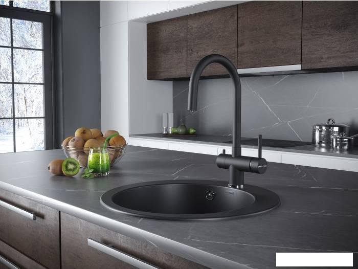 Смеситель Paulmark Heller He213218-401 (антрацит)- фото3